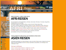 Tablet Screenshot of afri-reisen.de